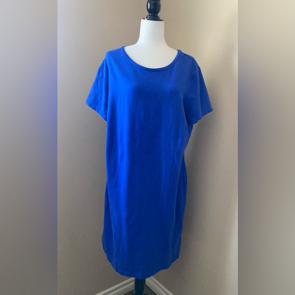 Royal Blue Cotton Dress